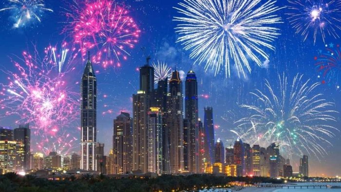 National Day Fireworks in Dubai
