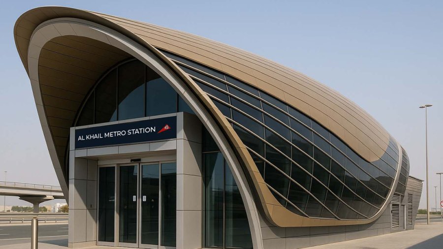 Al Khail Metro Station: