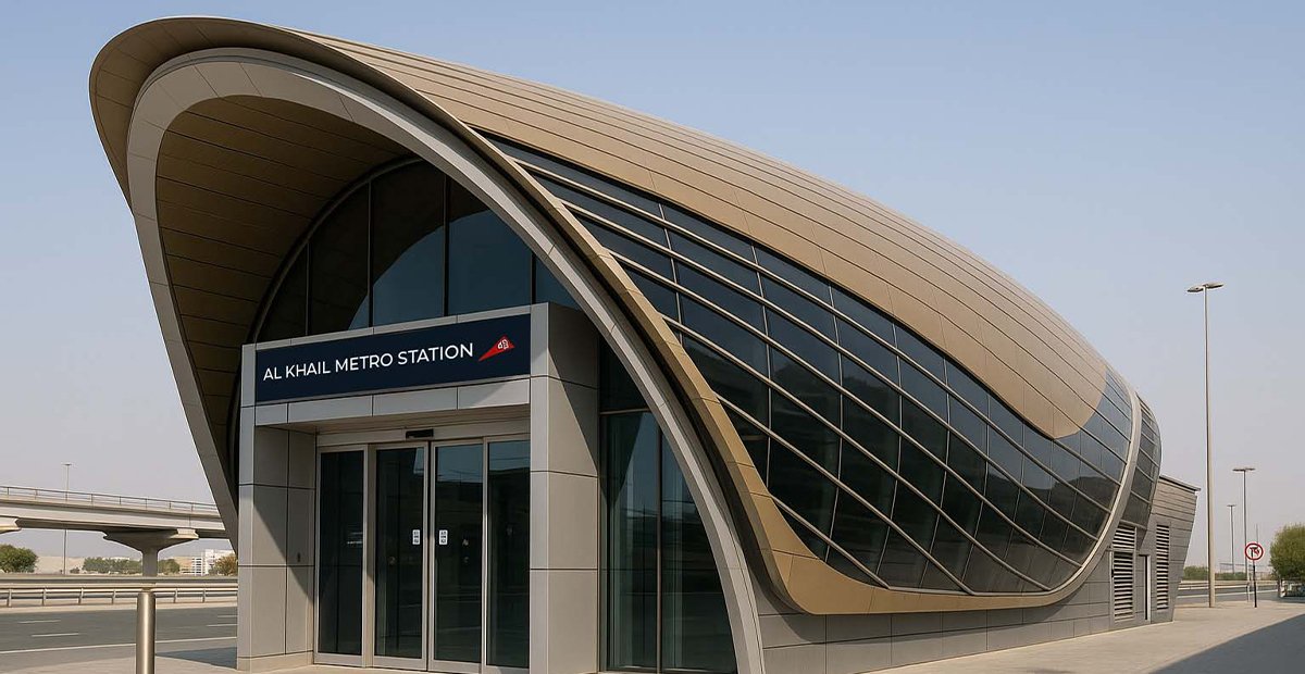Al Khail Metro Station: