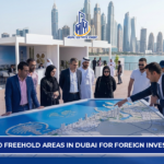 Freehold Areas in Dubai showing real estate investors exploring property models and prime locations for foreign investment.