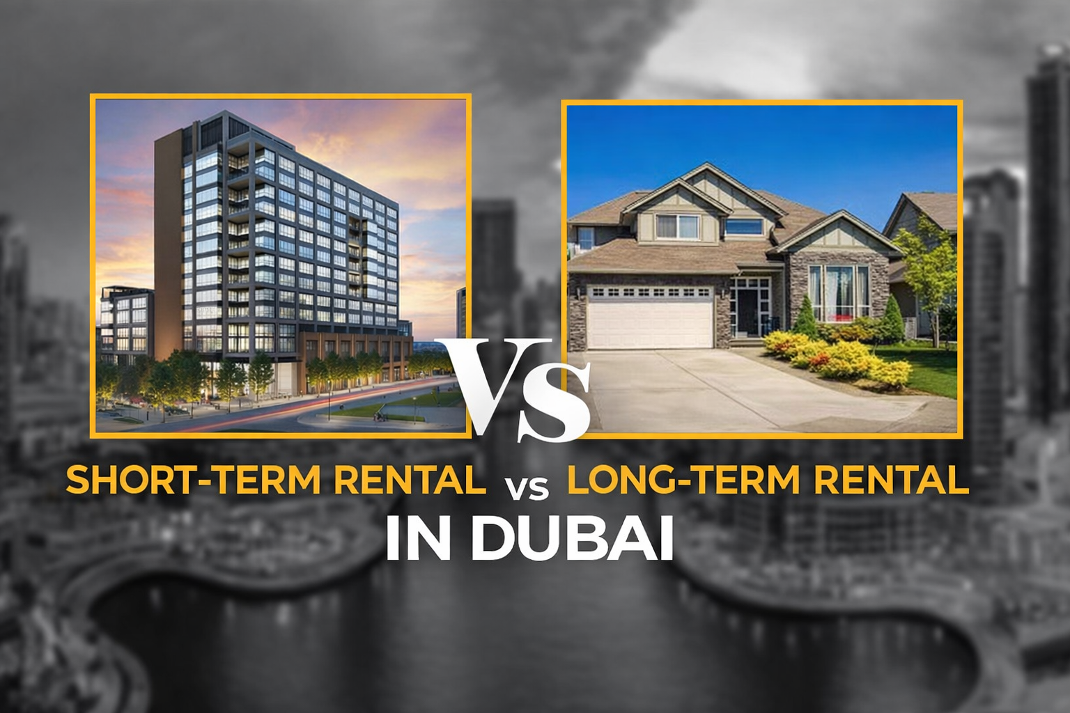 short term vs long term rental