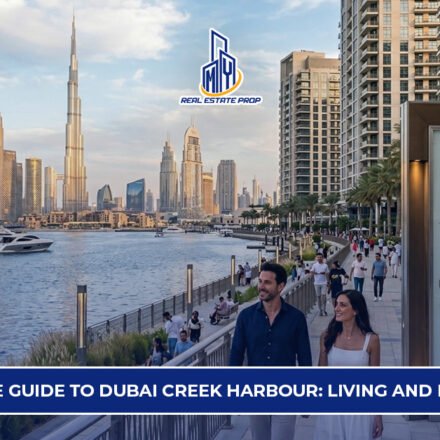 Dubai Creek Harbour waterfront promenade with skyline view showing lifestyle and real estate investment opportunities in Dubai.
