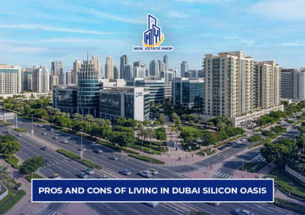 Living in Dubai Silicon Oasis showing modern residential buildings, tech hub infrastructure, and community lifestyle in Dubai.